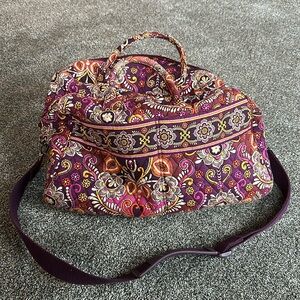 Large Vera Bradley Weekender Duffle Bag